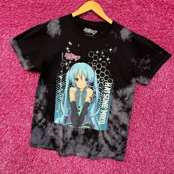 Hatsune Miku The Virtual Idol Chibi Style Anime Bleach Dye M - Picture 3 of 5